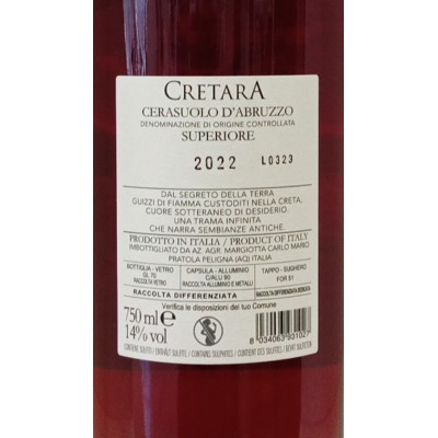 Vini Cerasuolo con testo personalizzato